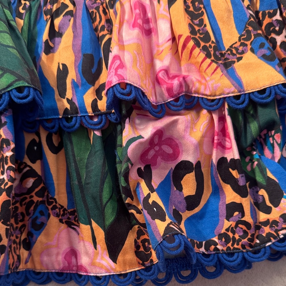 Floral Puff Sleeve Mini Dress - Picture 5 of 6